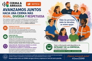 AVANZAMOS JUNTOS HACIA UNA CERMA MÁS IGUAL, DIVERSA Y RESPETUOSA